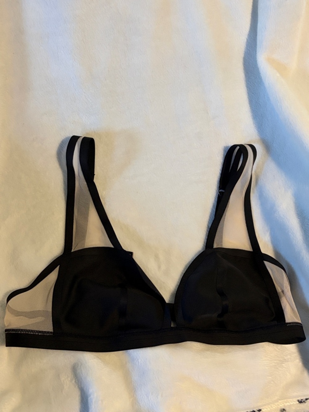 Victoria's Secret Black Sheer-Bralette
